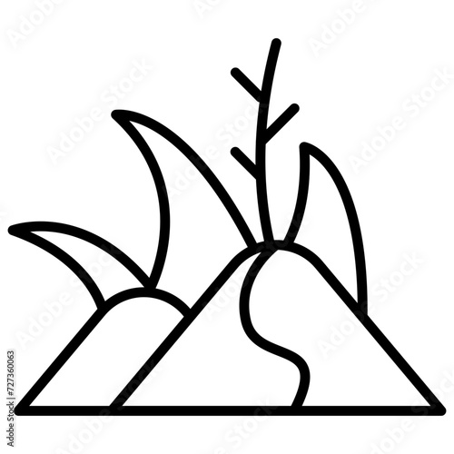 Desert Grass Icon