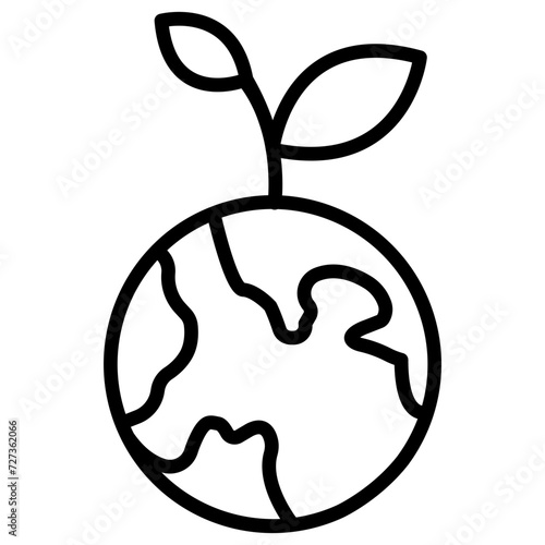 Green Planet Icon