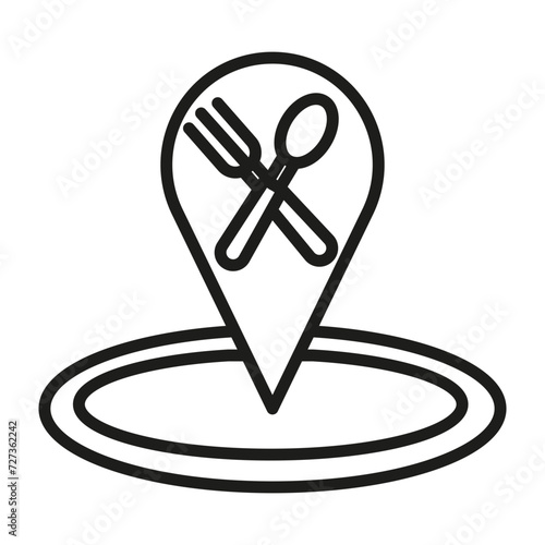 Restaurant Location Icon
