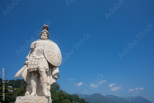 Antique statue, Villa Olmo, Como © imagesef