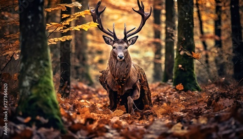 deer in the woods © Frantisek