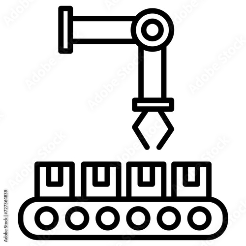 Conveyor Robot Icon