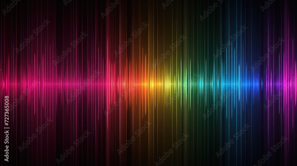 RGB wallpaper featuring a futuristic soundwave background and vibrant neon wave lights. RGB wallpaper featuring a futuristic soundwave background and vibrant neon wave lights.