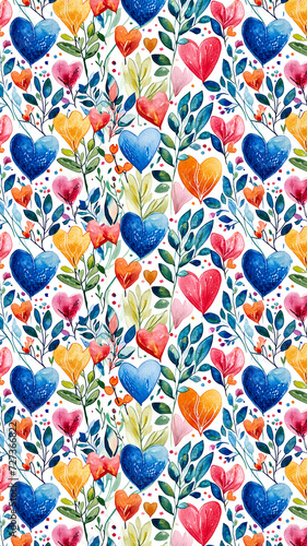 Colorful Heart Pattern