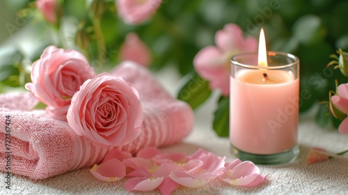 Rose oil made from natural and organic ingredients  derived from pink flowers.