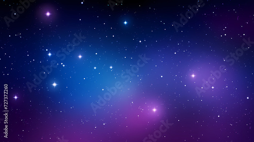 Sparkling starry night sky background