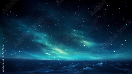 Sparkling starry night sky background