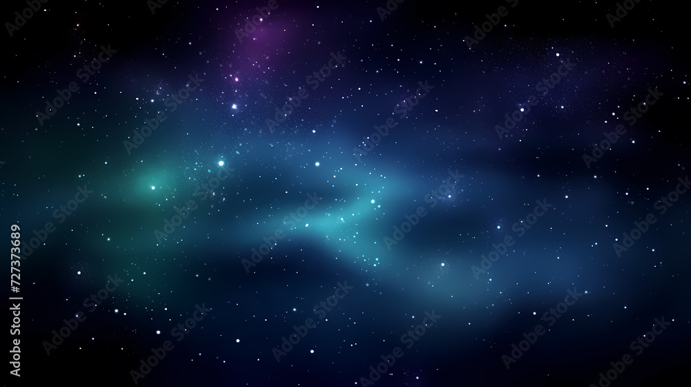 Obraz premium Sparkling starry night sky background