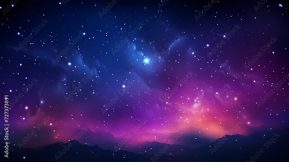 Sparkling starry night sky background Sparkling starry night sky background