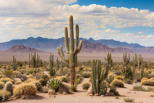 cactus tree in the desert