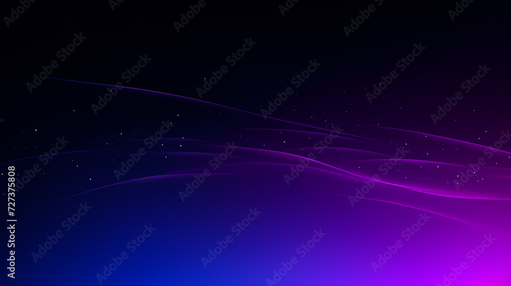 Fototapeta premium Mysterious star themed gradient background with countless twinkling stars