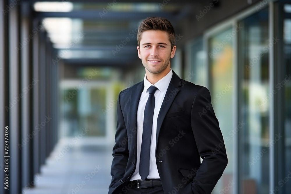 Young modern business man portrait Young modern business man portrait