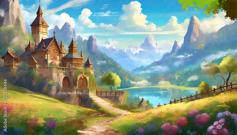 Naklejka premium fairytale nature