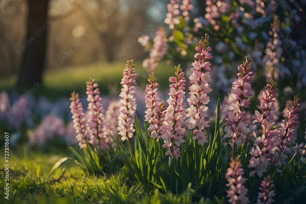 Concept photo of spring flowers, floral background, spring wallpaper Concept photo of spring flowers, floral background, spring wallpaper
