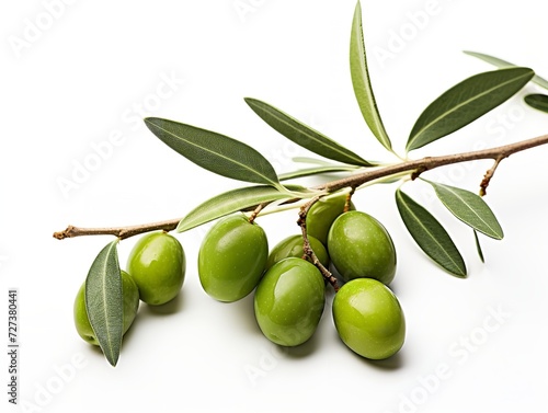 Wallpaper Mural Olive Branch Symbol of Peace and Harmony Isolated on White Background AI Generated Torontodigital.ca