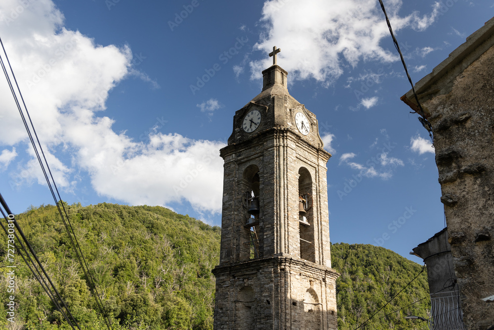Kirche von Bustanico, Korsika, Frankreich