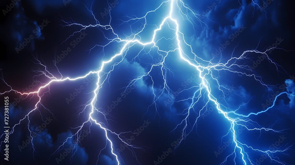 Lightning on the sky, gloomy ominous storm clouds background Lightning on the sky, gloomy ominous storm clouds background