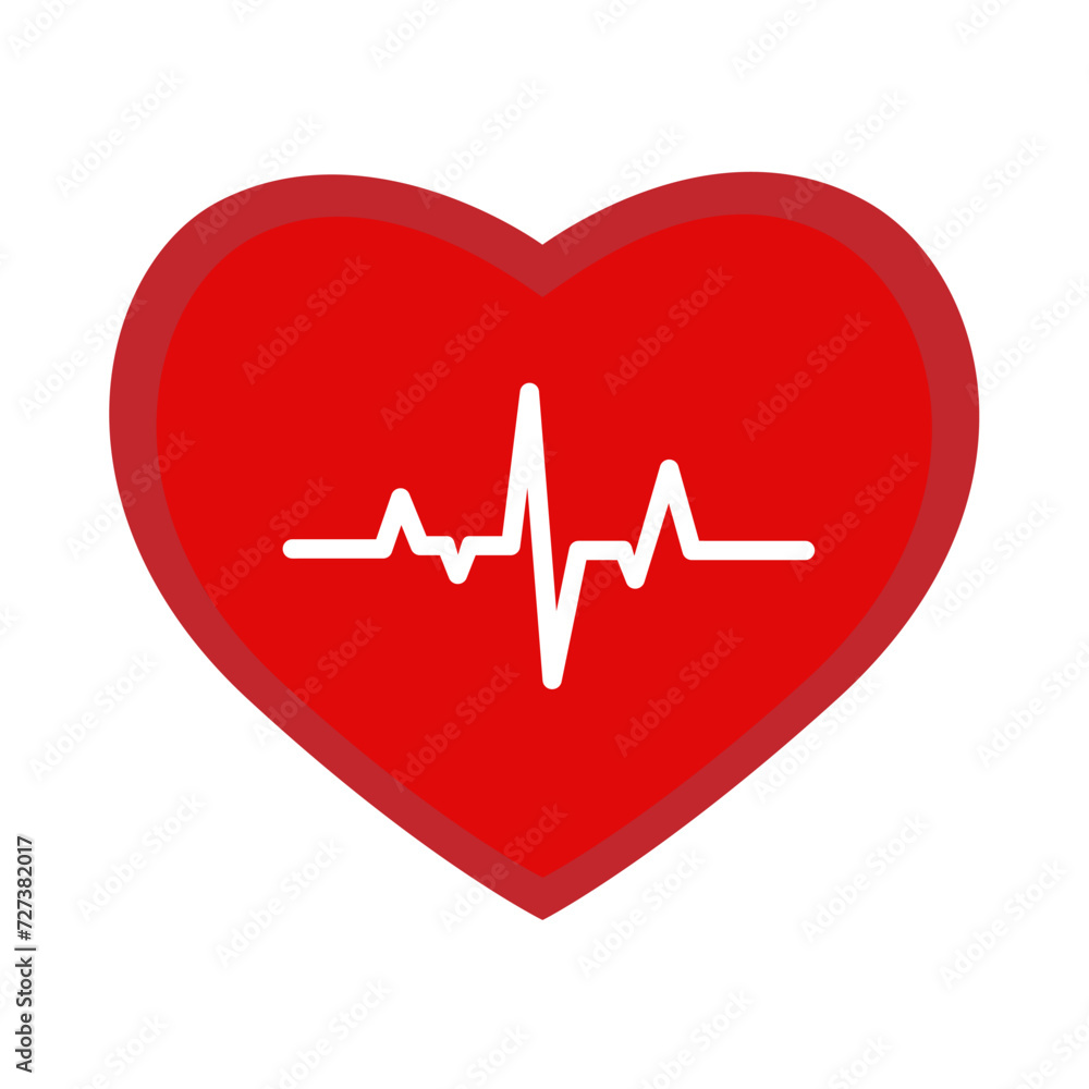 Heart-shaped medical device measures the pulse to check how the heart pulse is, helping the patient quickly. Heart-shaped medical device measures the pulse to check how the heart pulse is, helping the patient quickly.
