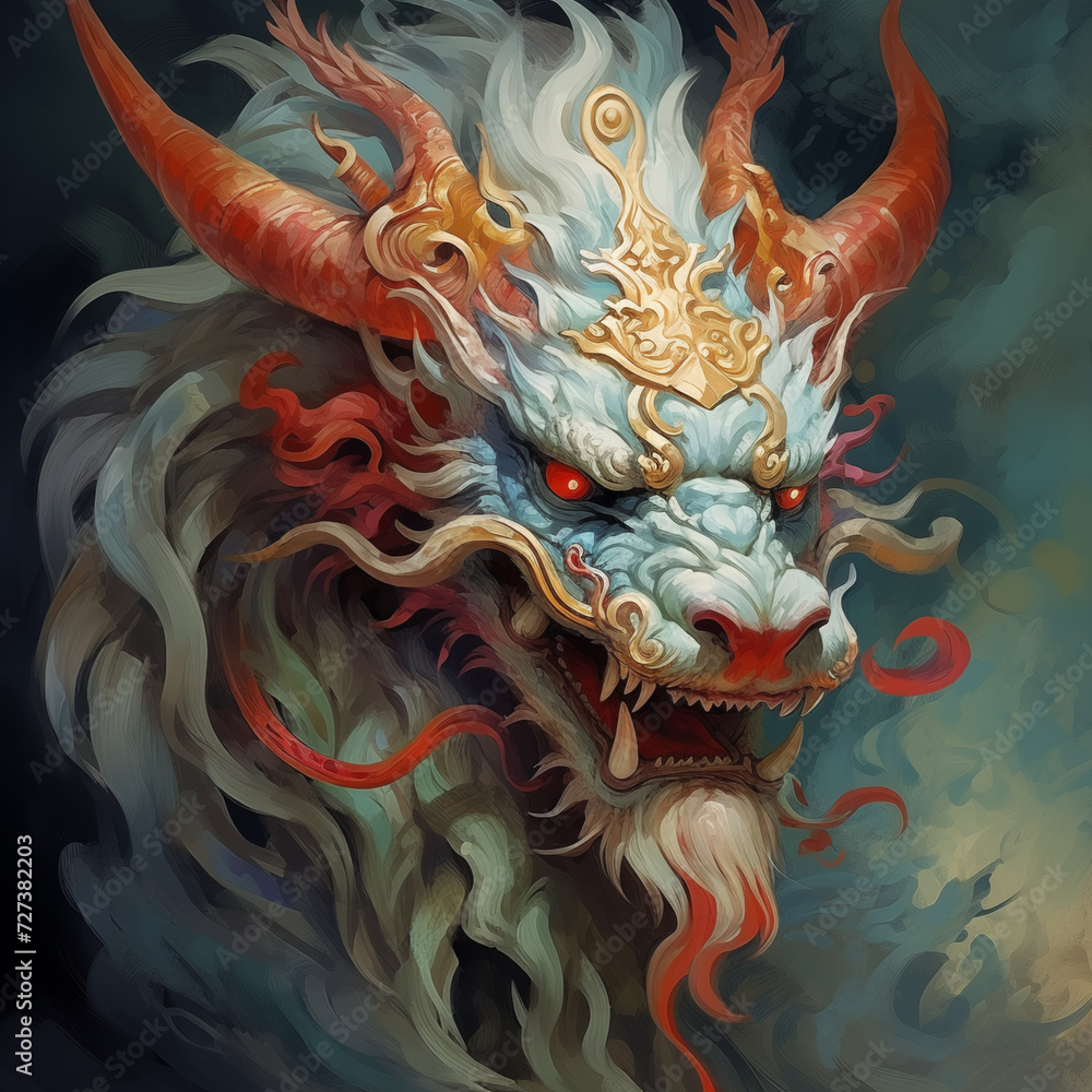traditional chinese dragon for chinese new year 2024, chinese lucky ...