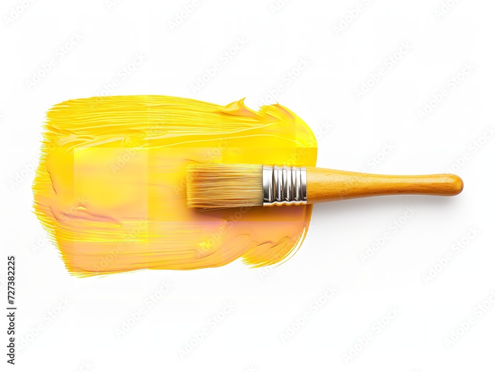 Paintbrush with Vibrant Paints Creativity in Color Isolated on White Background AI Generated Paintbrush with Vibrant Paints Creativity in Color Isolated on White Background AI Generated