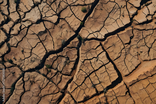 View of an arid land from above © W2GO