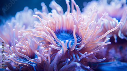 Under water anemone macro