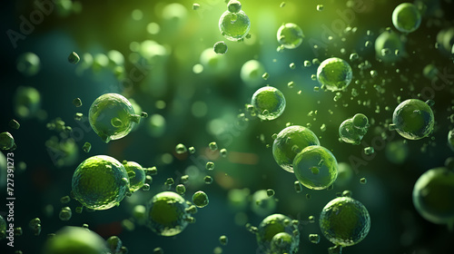 Wallpaper Mural Macroscopic observation of organisms bacteria and cells and viruses under laboratory microscope Torontodigital.ca