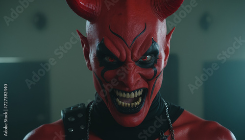 red demon makeup fantasy