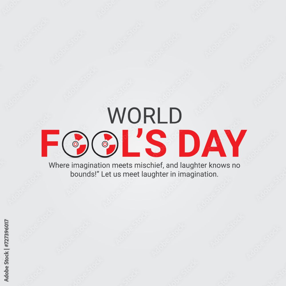 April Fools' Day. April Fools' Day creative ads Design concept, 3d illustration April Fools' Day. April Fools' Day creative ads Design concept, 3d illustration