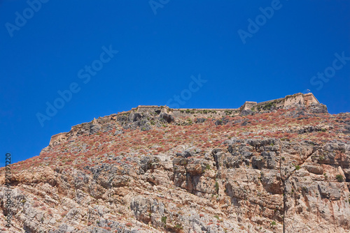 The island Gramvousa and the bay Balos