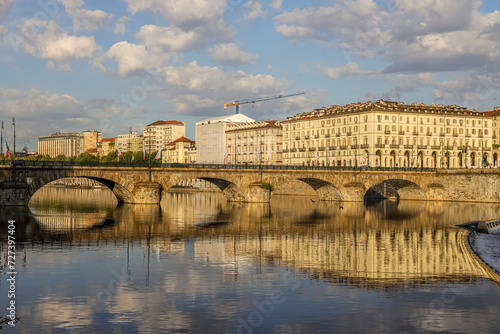Ponte Vittorio Emanuele I is the oldest existing bridge in Turin. 