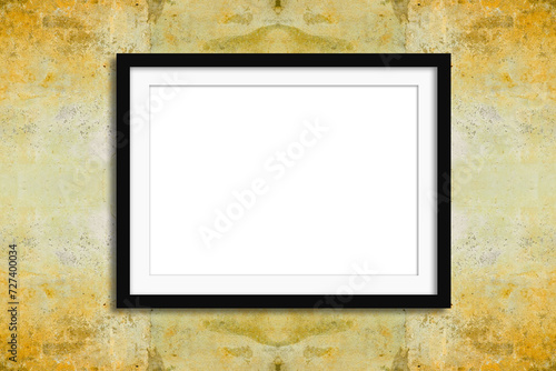 Realistic picture frame collage isolated on white background for mockup. Perfect for your presentations. wall interior with photo frame collage. 