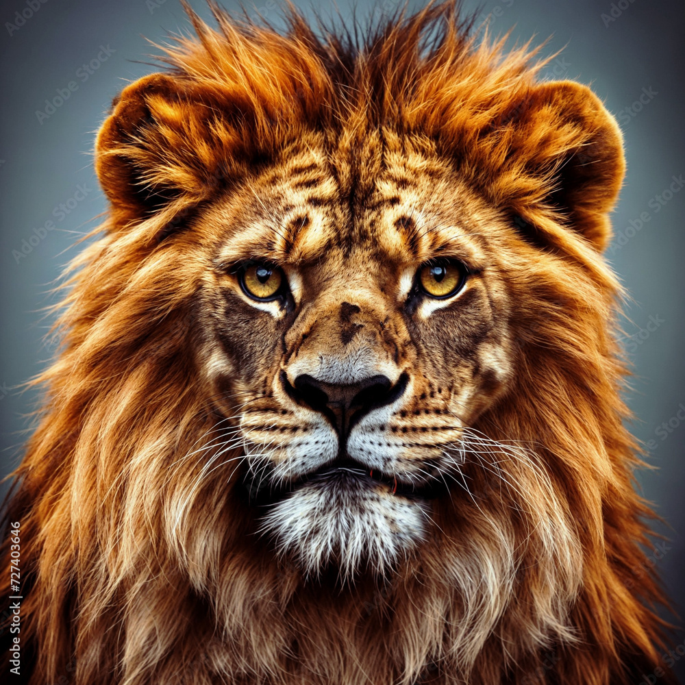 Fototapeta premium head of lion