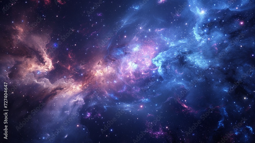 A virtual reality astronomy class, exploring distant galaxies and celestial phenomena.