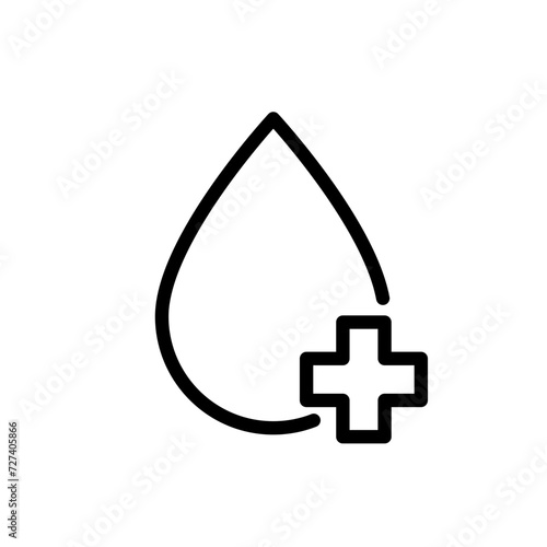 blood, blood donation vector icon