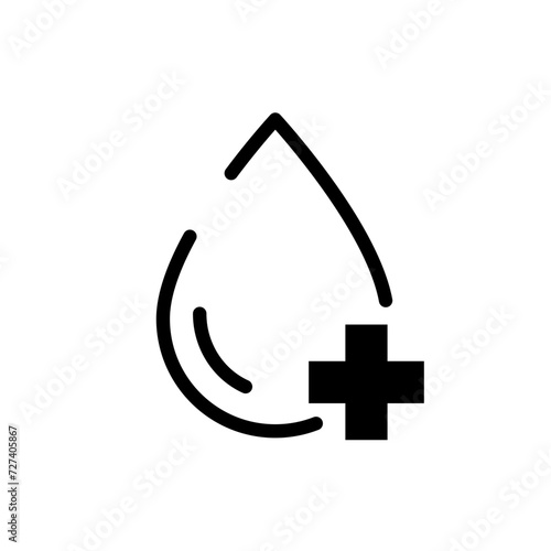 blood, blood donation vector icon