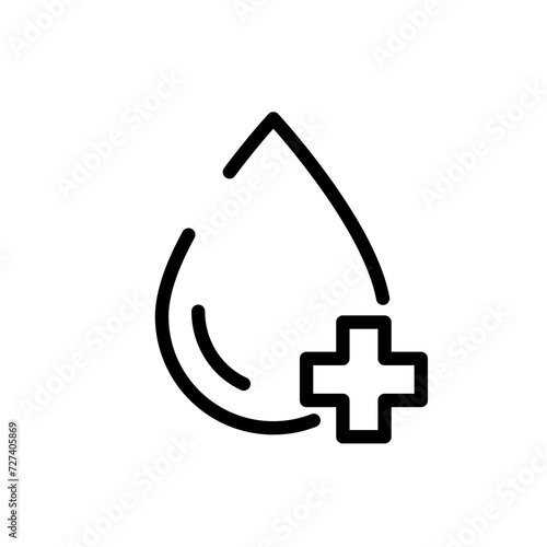 blood, blood donation vector icon