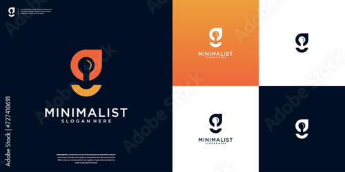 Smart tech letter G logo design