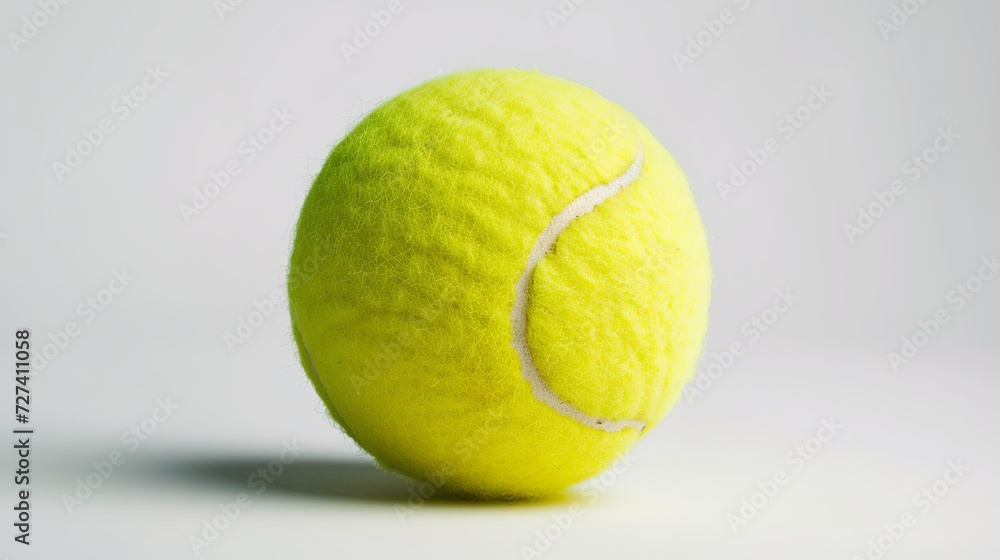 tennis ball isolated with shadow - photo, white background