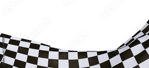 grid abstract background chess checkered flag finish line victory 3d rendering photo