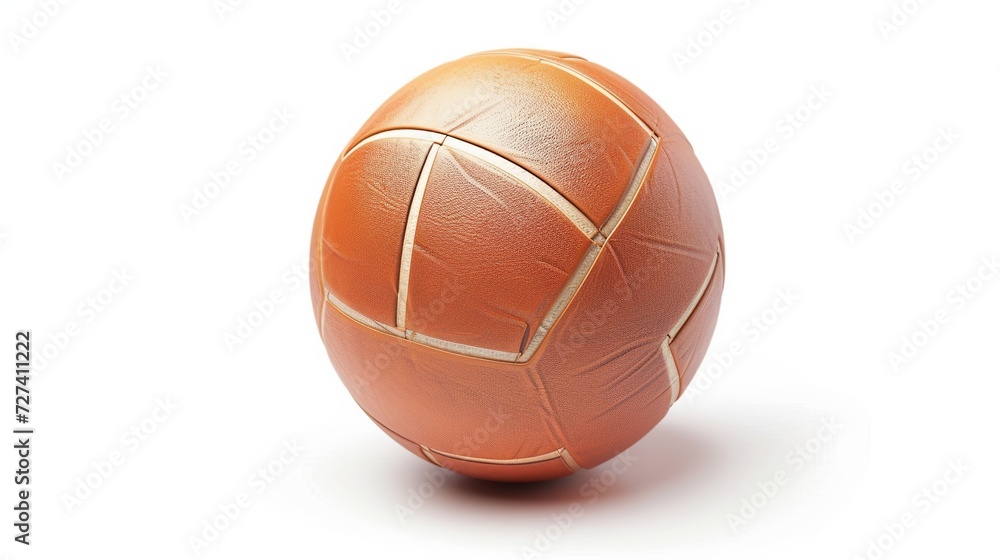 Volleyball ball isolated on the white background. 