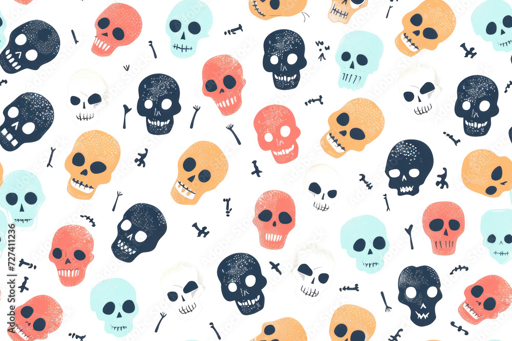 Pastel Halloween Pattern Transparent Background Pastel Halloween Pattern Transparent Background