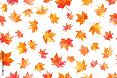 Pastel Autumn Leaves Pattern