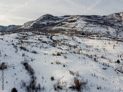 In winter, Kure Mountain National Park, Drahna Valley, Ulus, Bartın, Turkiye