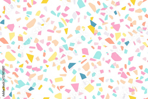 Pastel Birthday Party Confetti Pattern