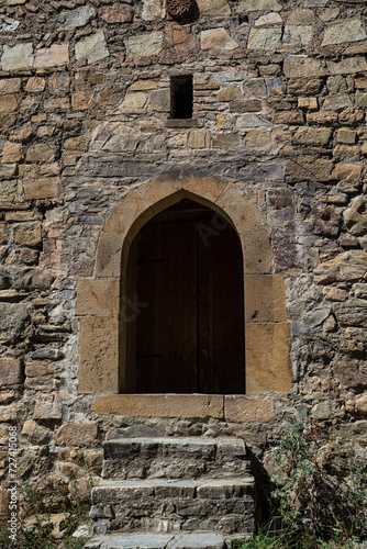 Medieval castle Ananuri in the Caucasus mountains of Georgia