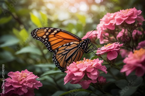 Monarch Butterfly in Garden © Ishal