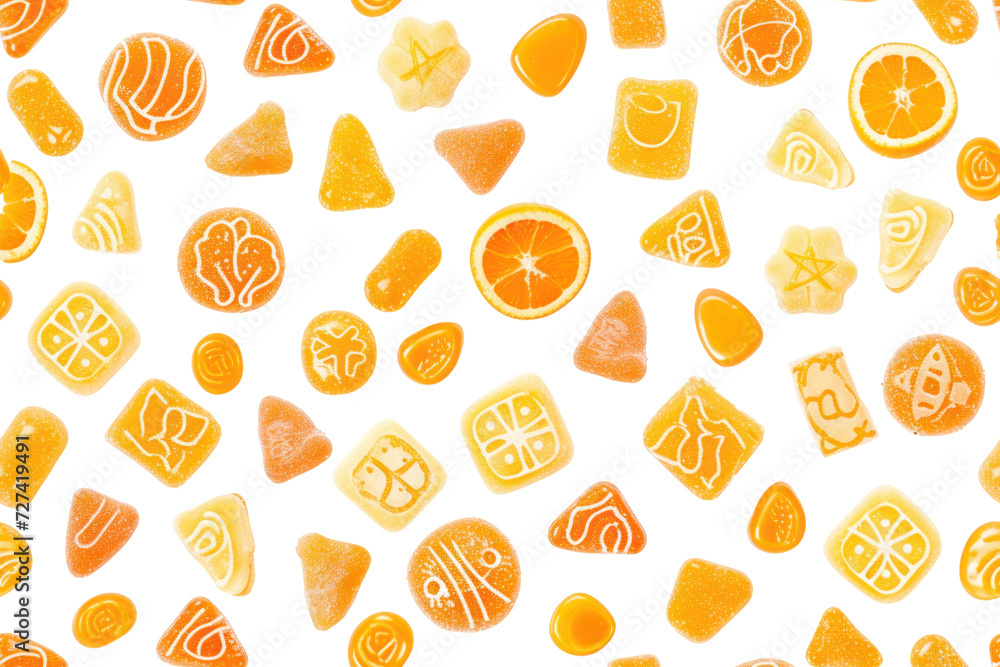 Pastel Seamless Candy Pattern for Design