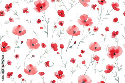 Seamless Pastel Flower Pattern