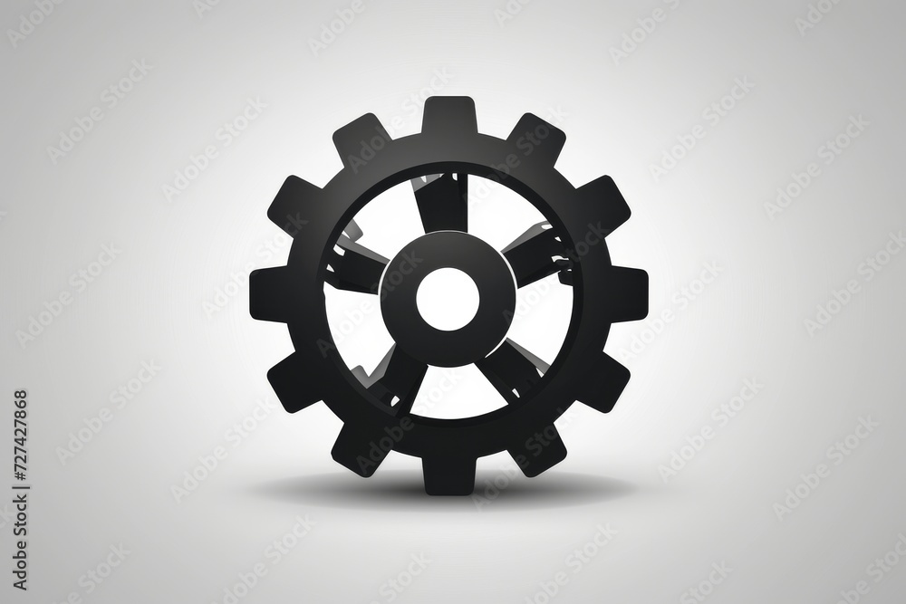 A mysterious black gear with a void at its core, ready to power the wheels of a magnificent transport, crafted with precision and strength as an essential metalware auto part A mysterious black gear with a void at its core, ready to power the wheels of a magnificent transport, crafted with precision and strength as an essential metalware auto part